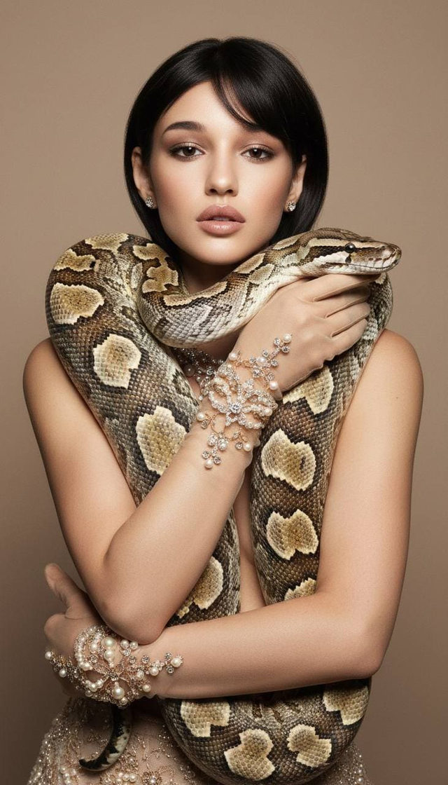 Фото со змеёй