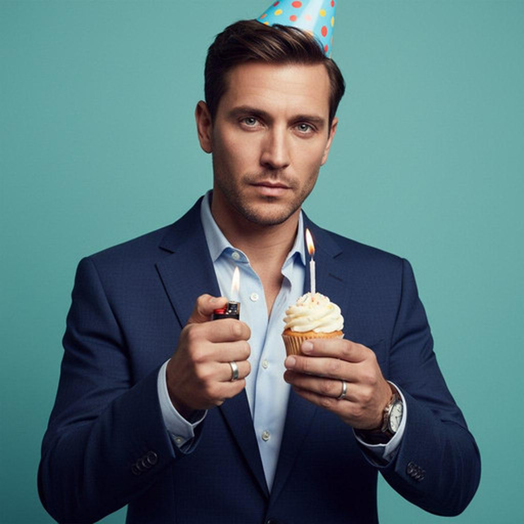 День рождения у мужчины