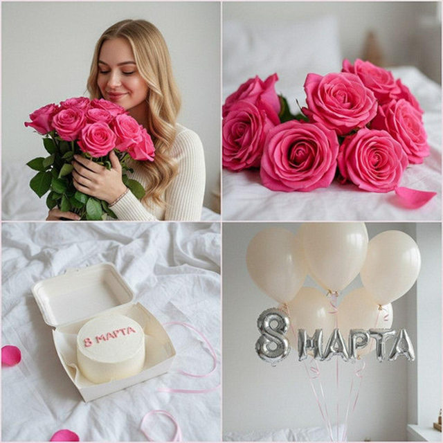 Коллаж на 8 марта