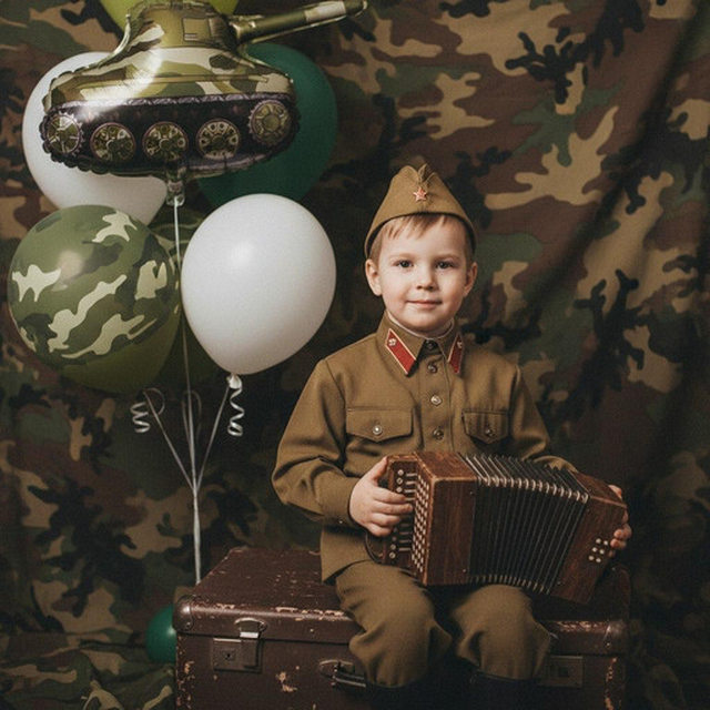 Мальчик. 23 февраля.