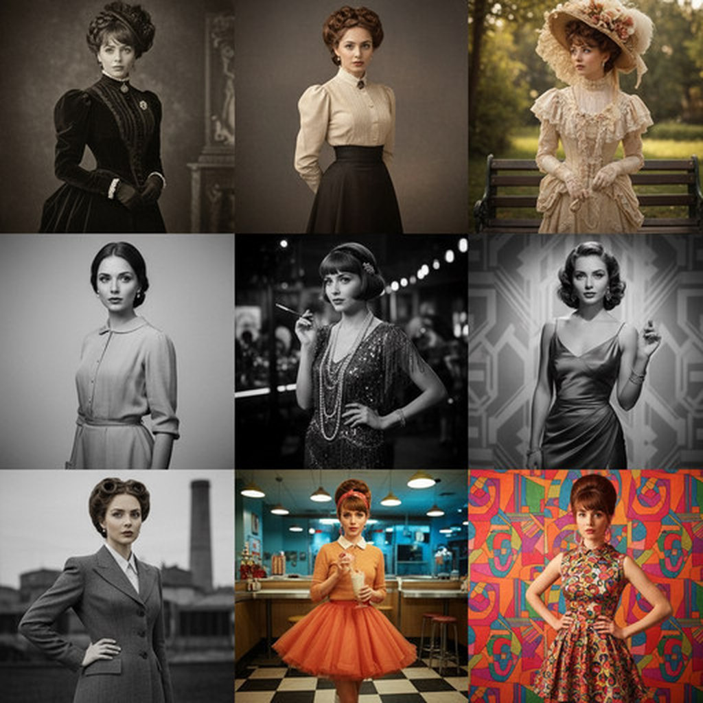 Мода по десятилетиям