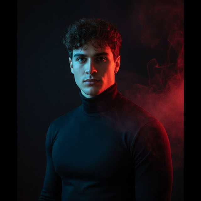 Мужской портрет - cinematic effect