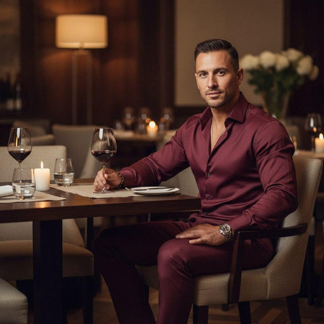 Мужчина в ресторане