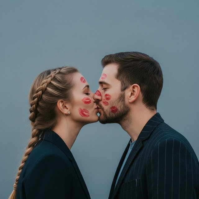 Парное фото влюбленных