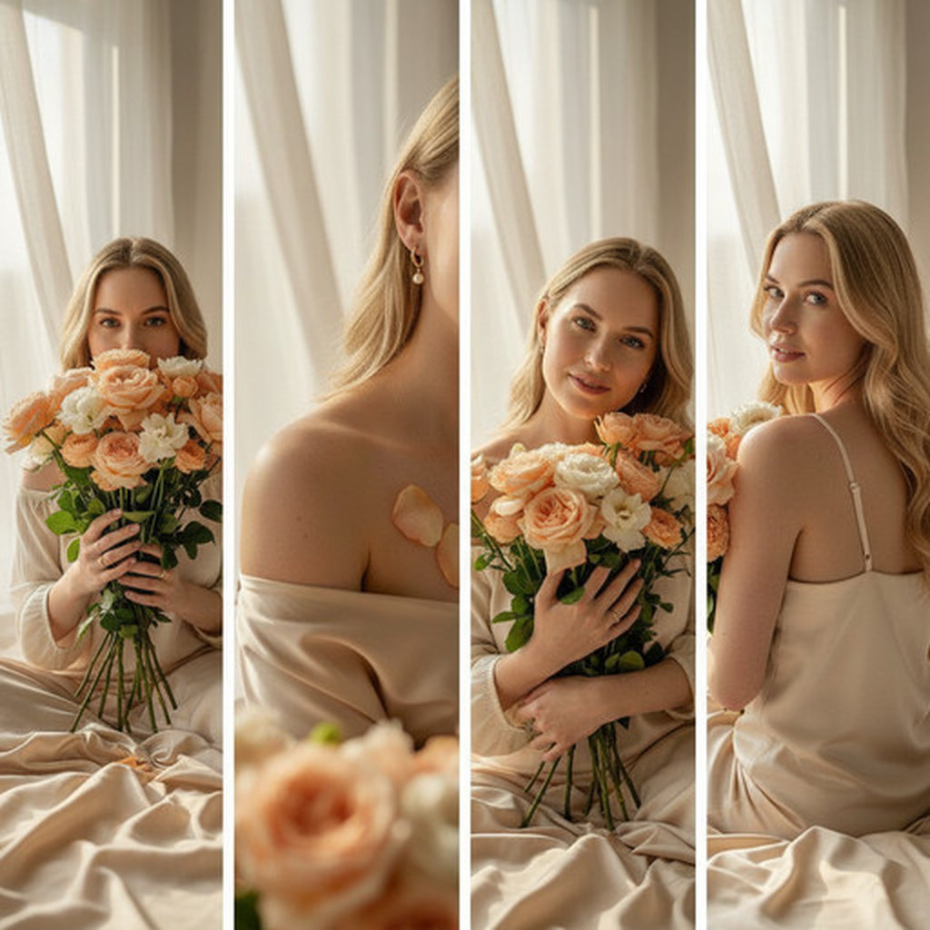 Романтичное утро невесты