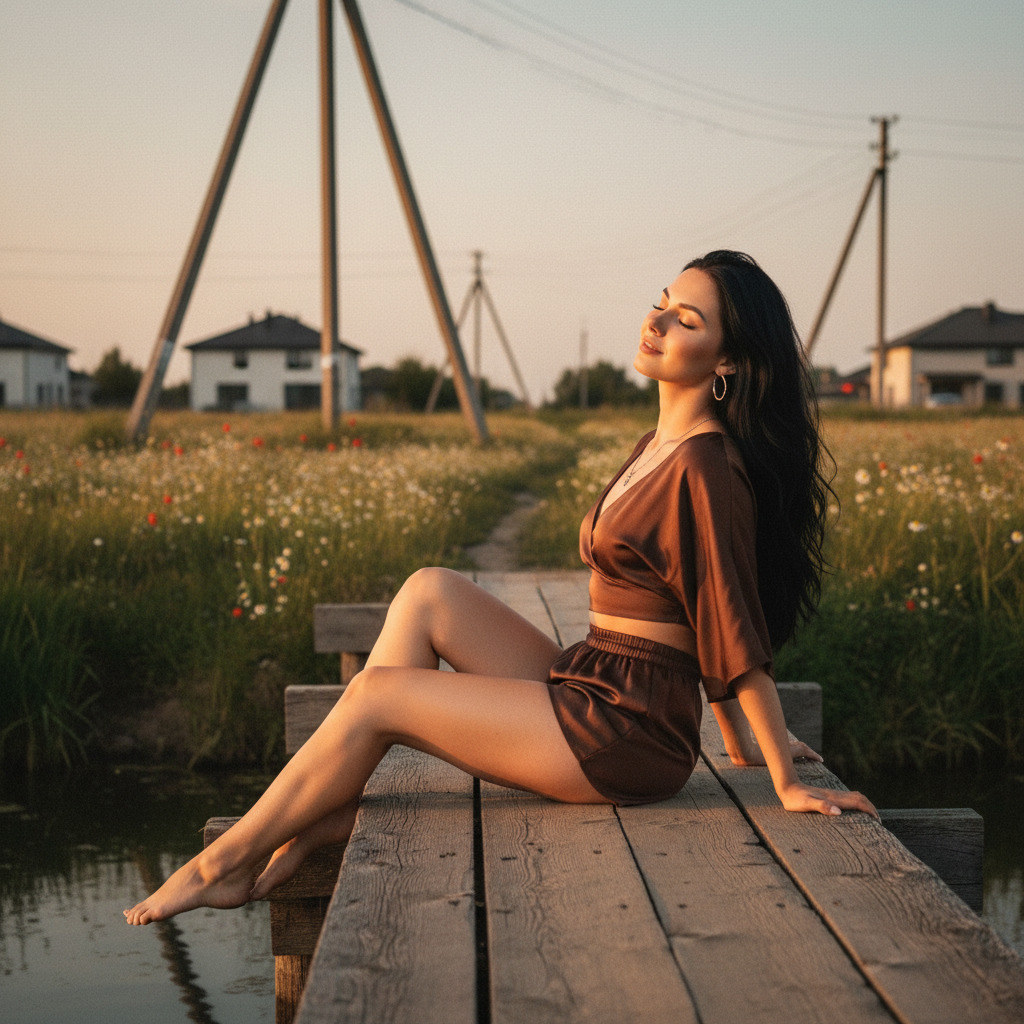 Летний закат мечты #783