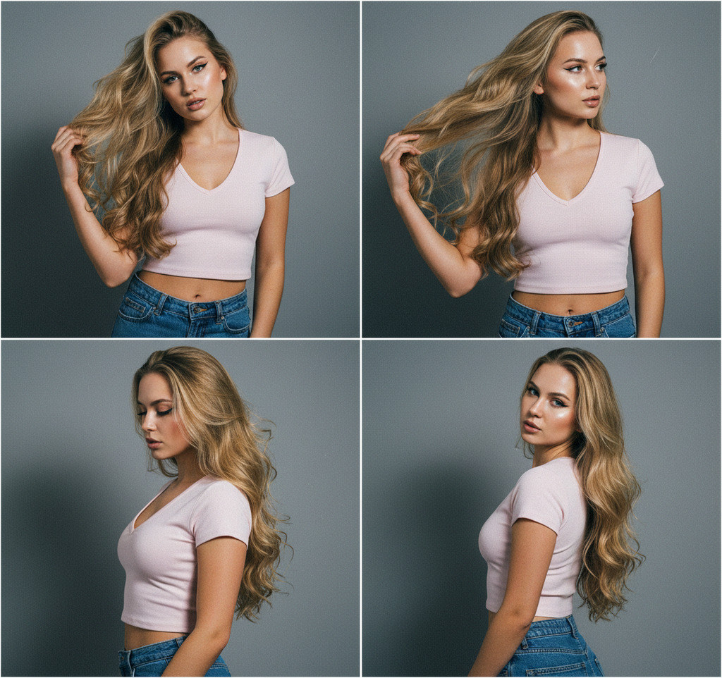 Девушка в коллаже #19