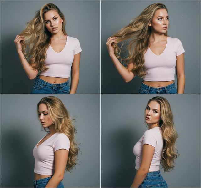 Девушка в коллаже #19