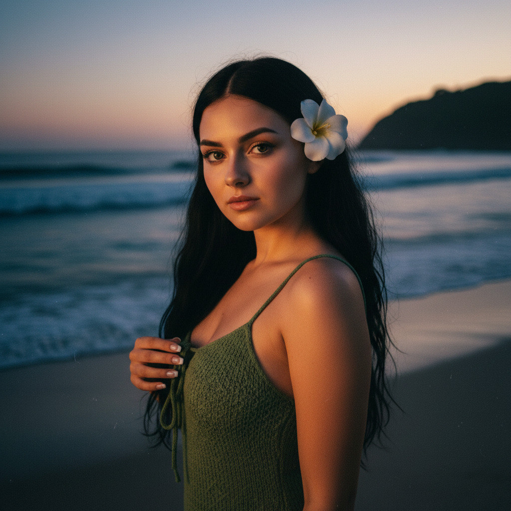 Девушка на закате #52