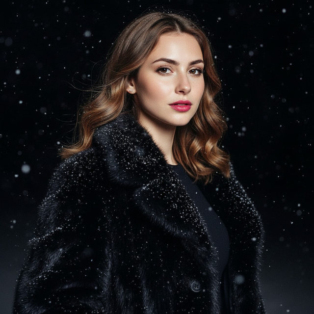 Ночной зимний портрет