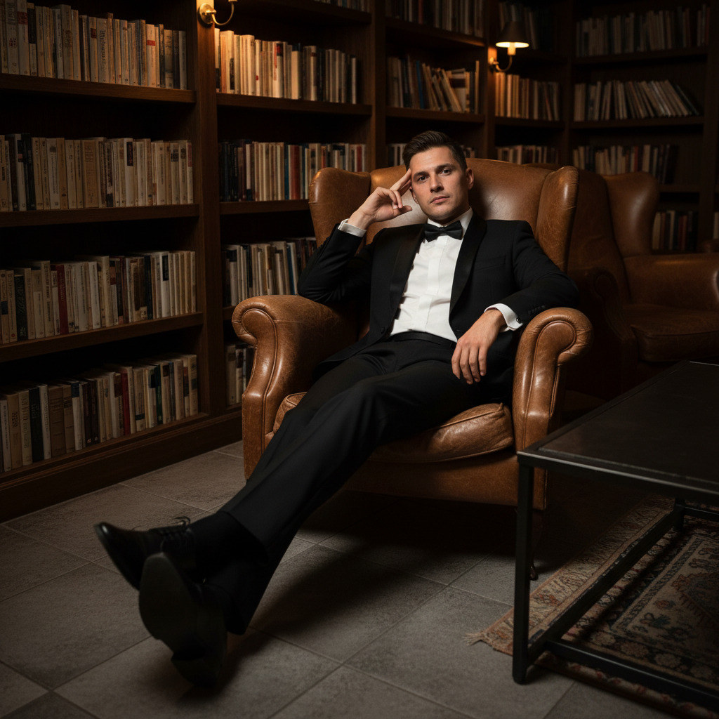 Вечерний портрет мужчины