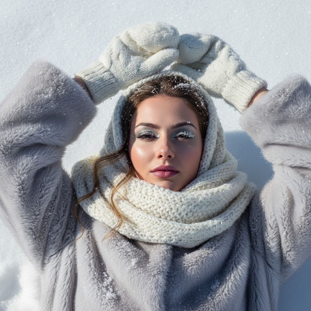 Зимний портрет женщины #3