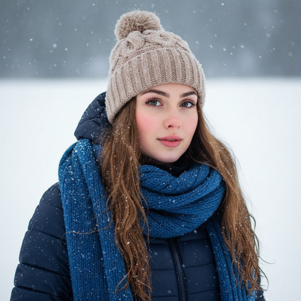 Зимний портрет женщины #4