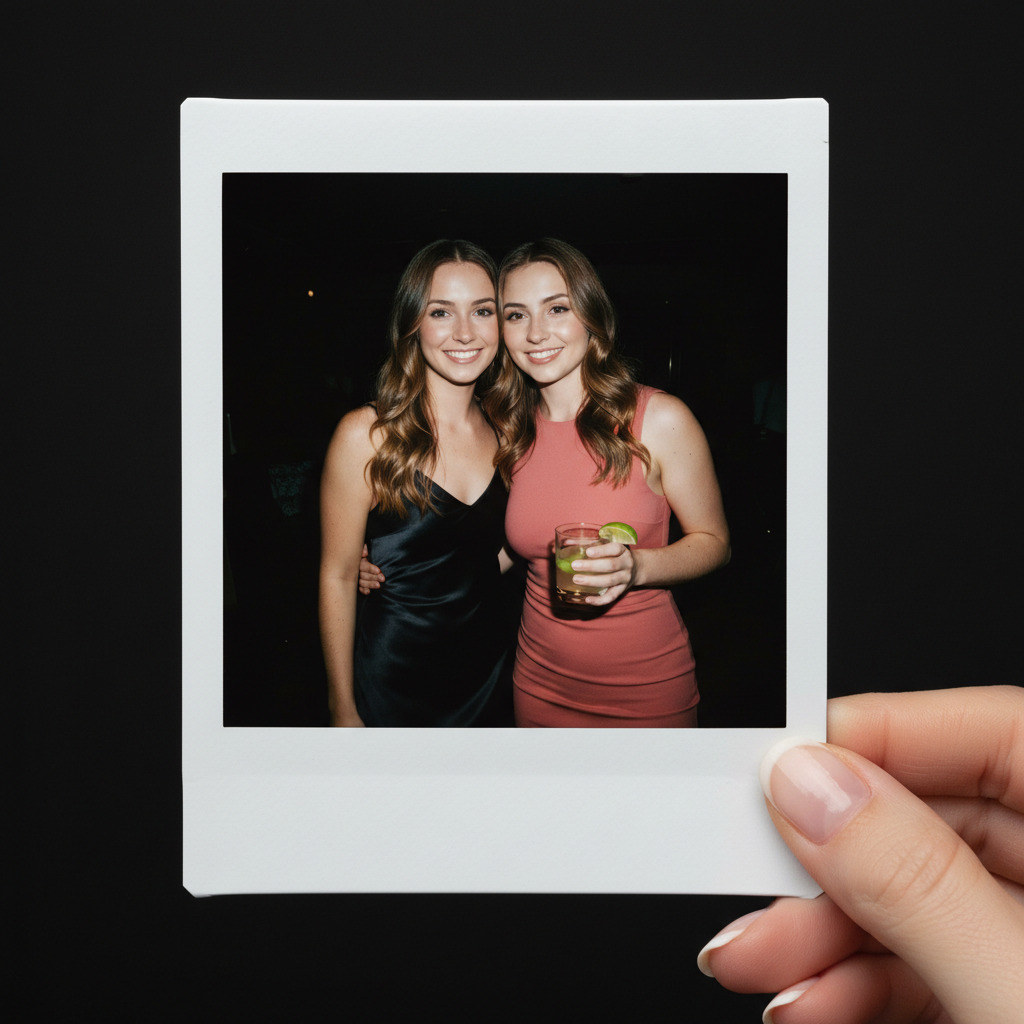 Полароидная фотография - подруги
