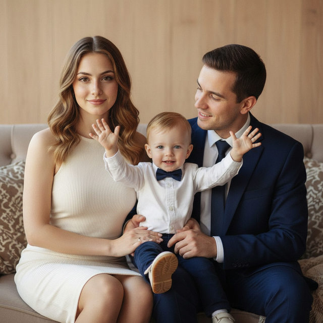 Семейное портретное фото
