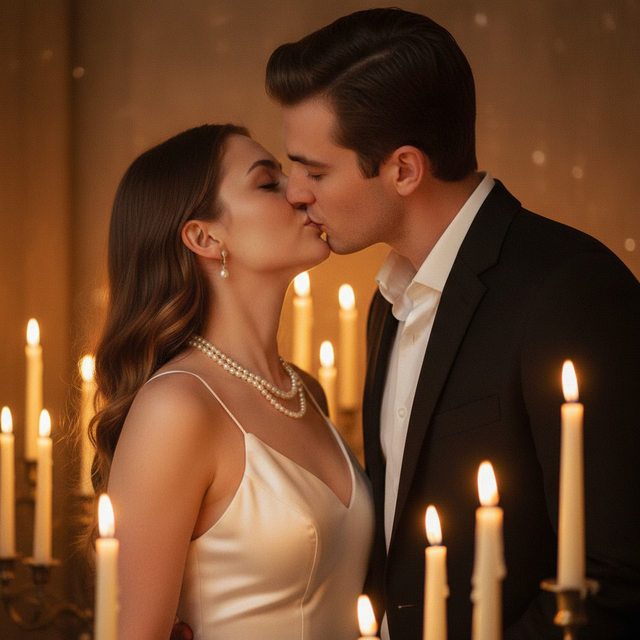 Поцелуй при свечах