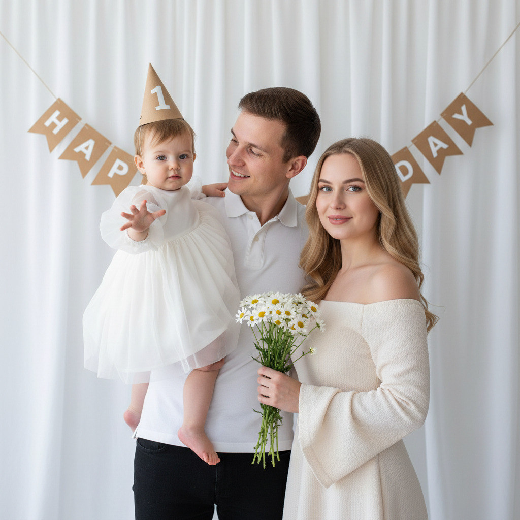 Семейное фото праздника