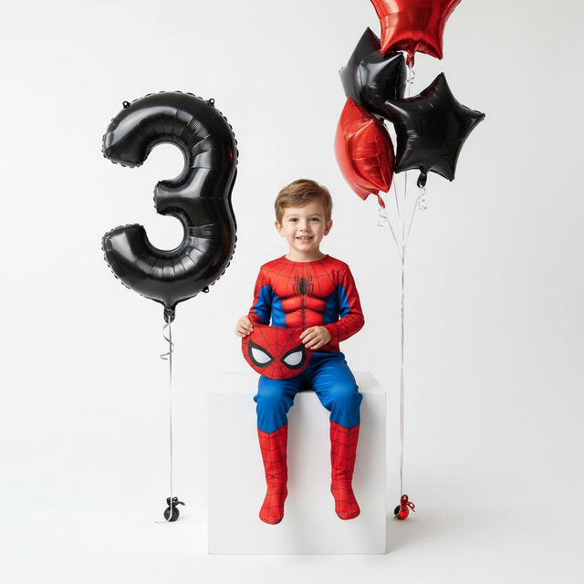 Детский портрет супергероя