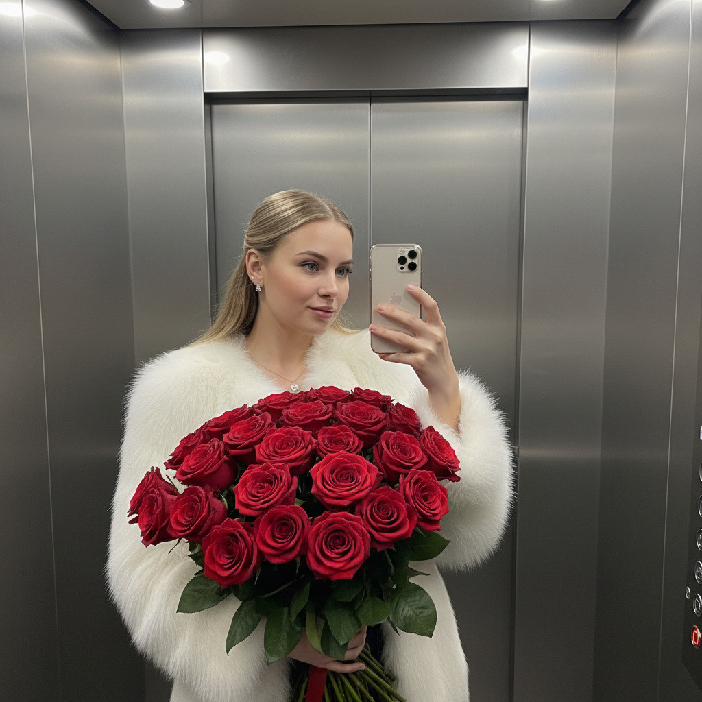 Элегантное селфи женщины