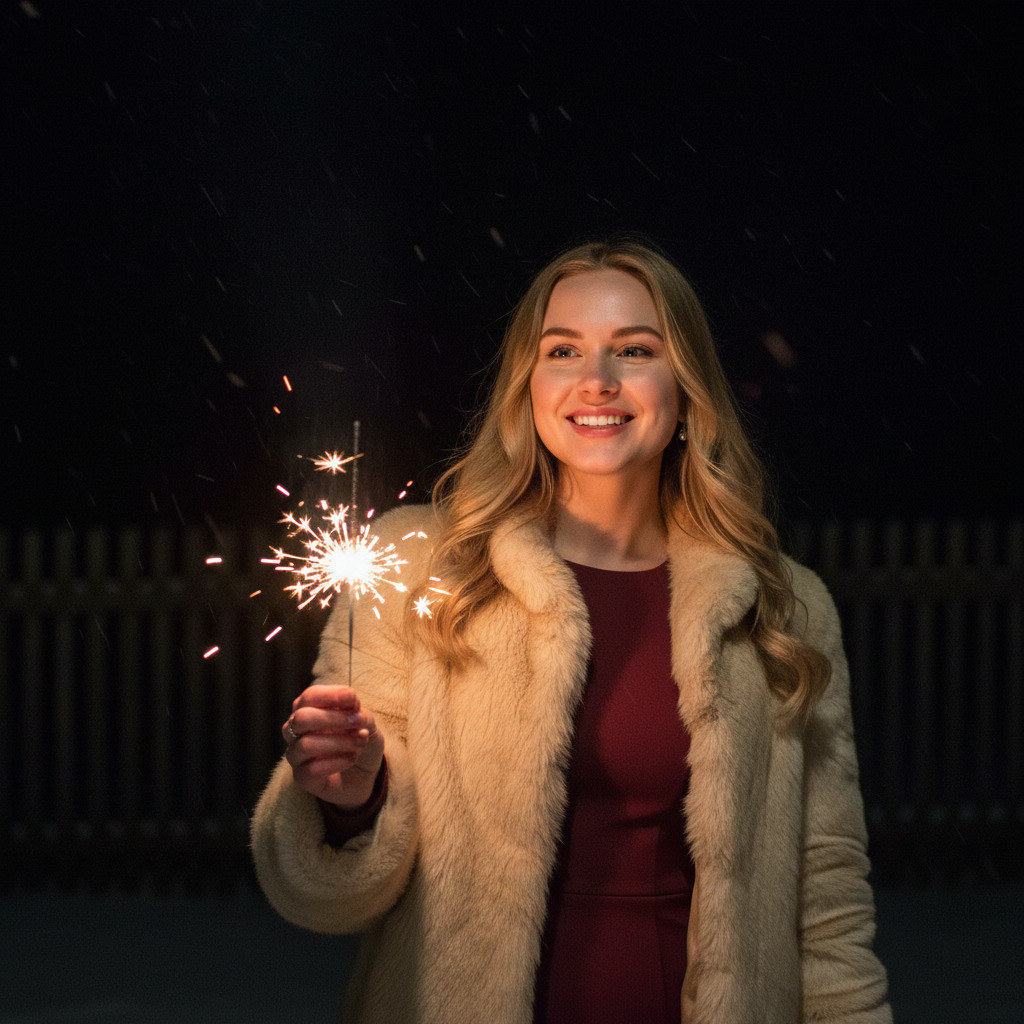 С бенгальскими огнями