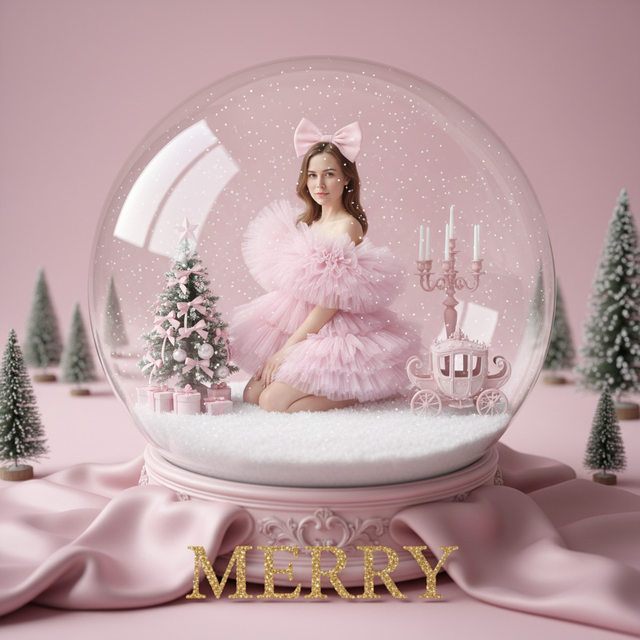 Рождественский снежный глобус