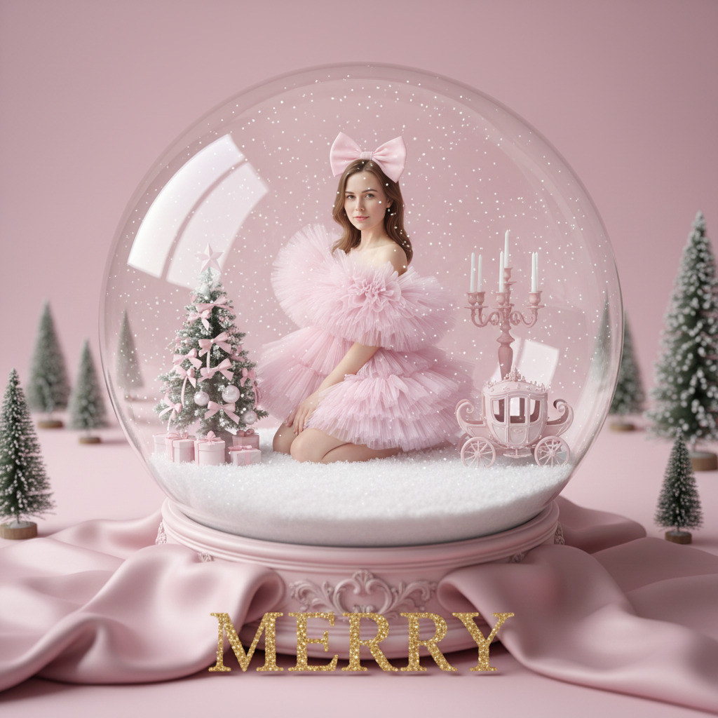 Рождественский снежный глобус