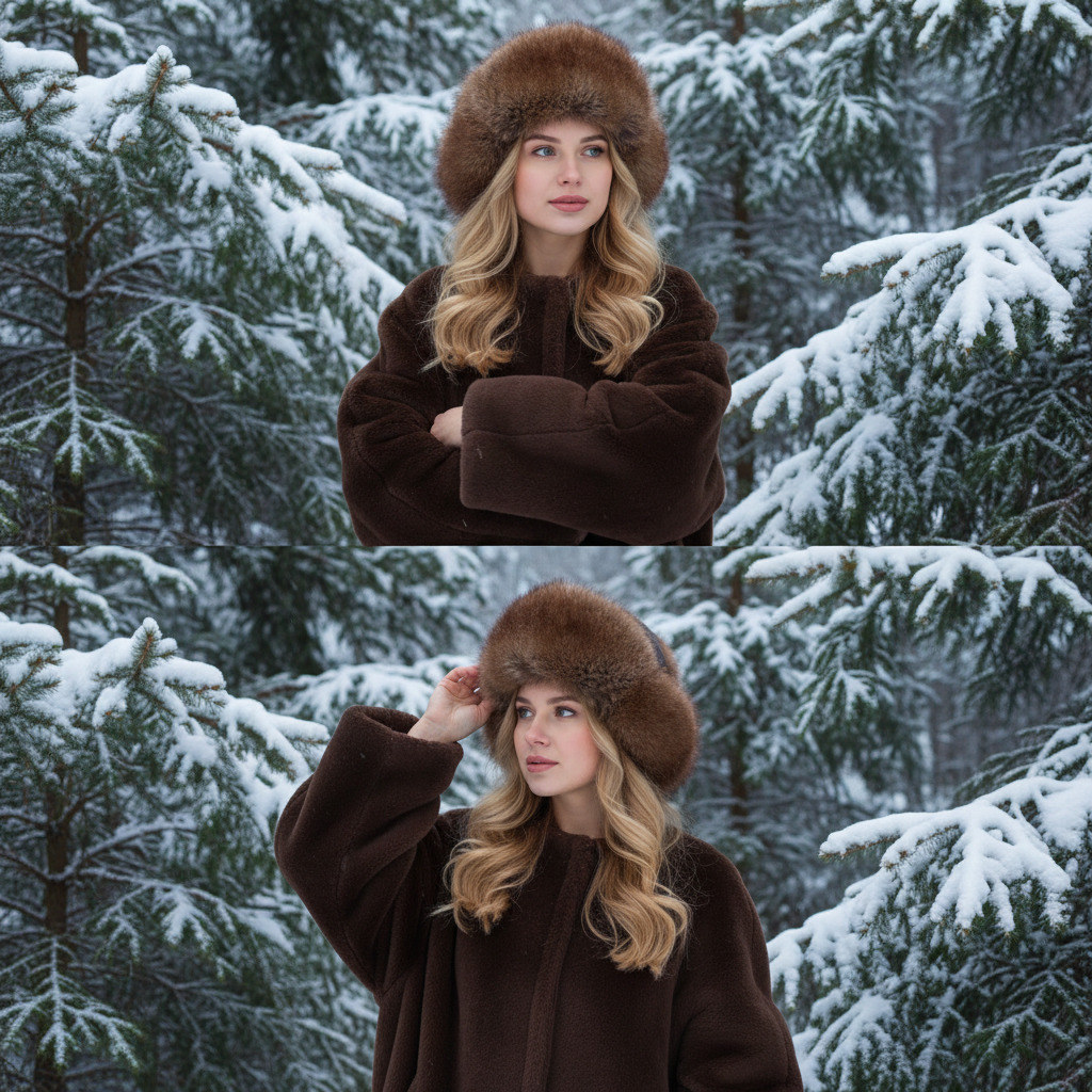 Зимний портрет женщины #2306