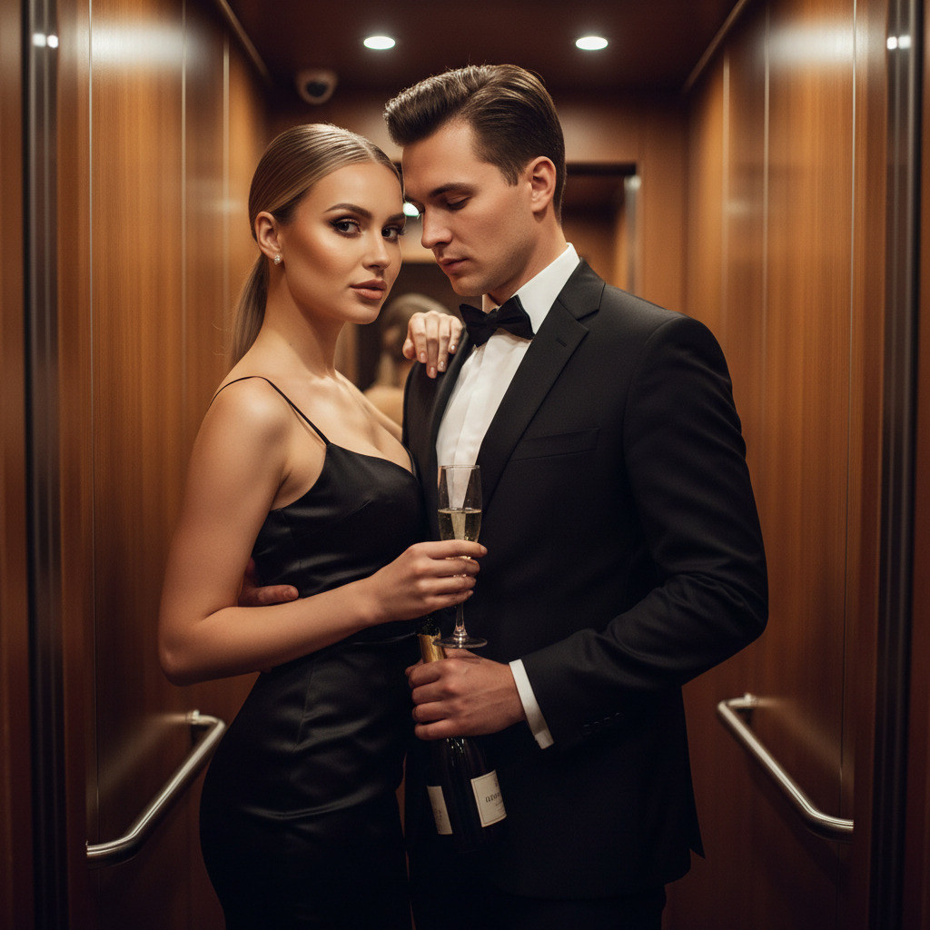 Романтика в лифте