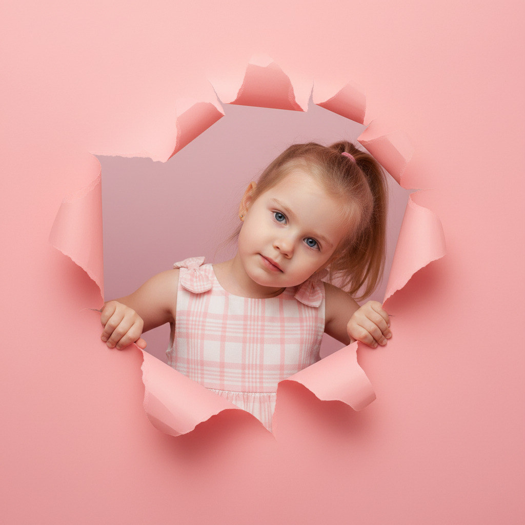 Девочка в розовом