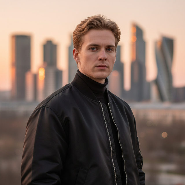 Городской портрет мужчины