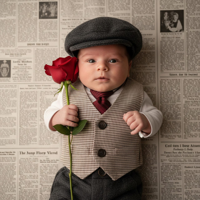 Новорожденный в стиле 1920х