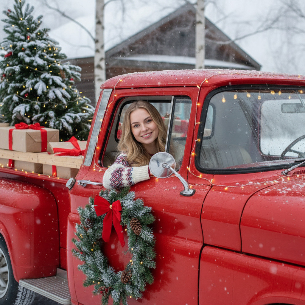 Праздничный грузовик