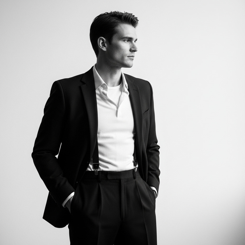 Элегантная черно-белая фотография