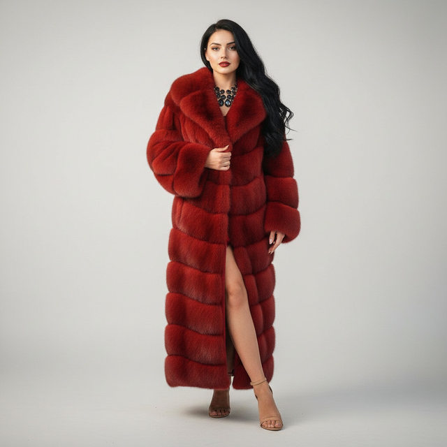 В красной шубе