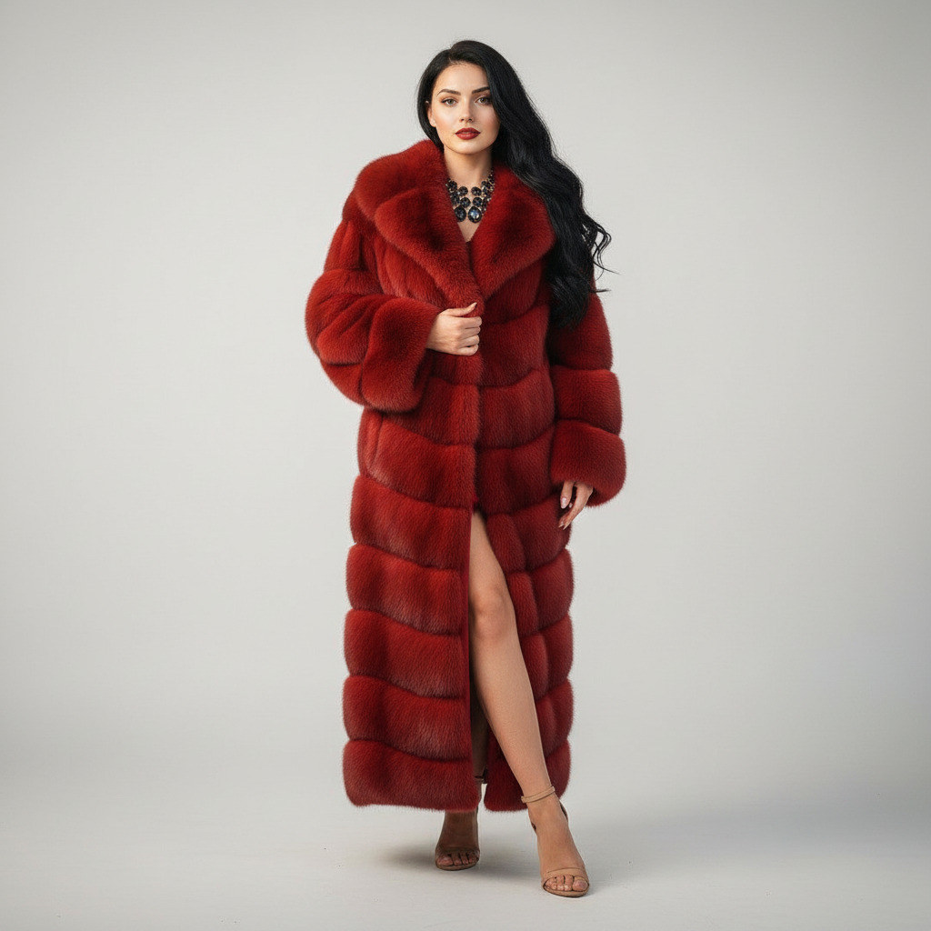 В красной шубе