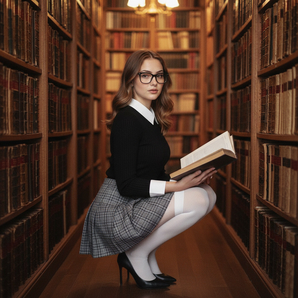 В библиотеке