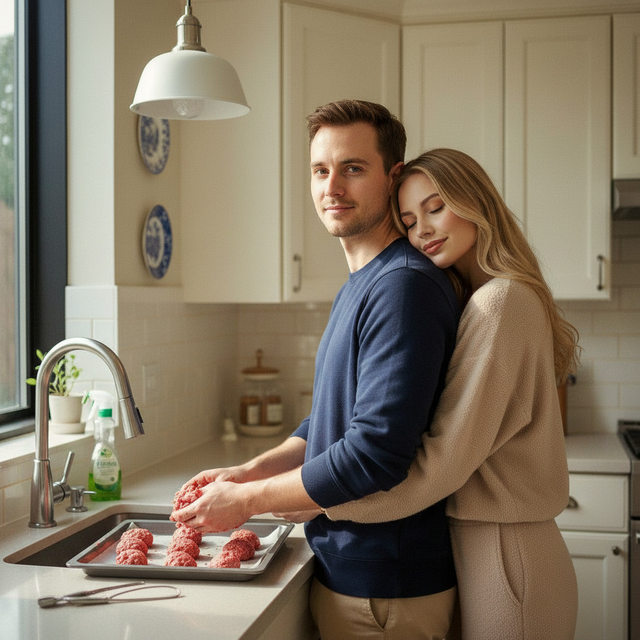 На кухне вдвоем