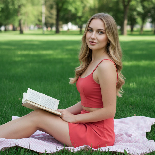 Женщина в парке