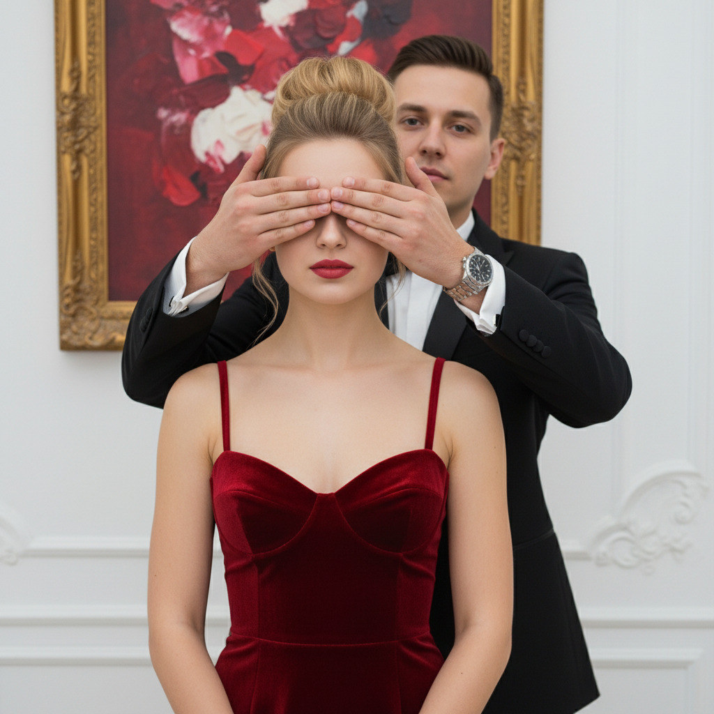 Гламурная вечерняя фотосессия