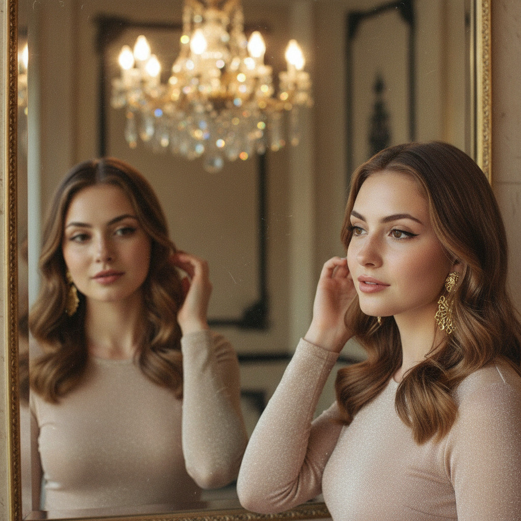 В отражении