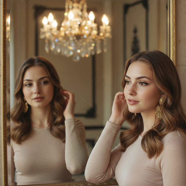 В отражении