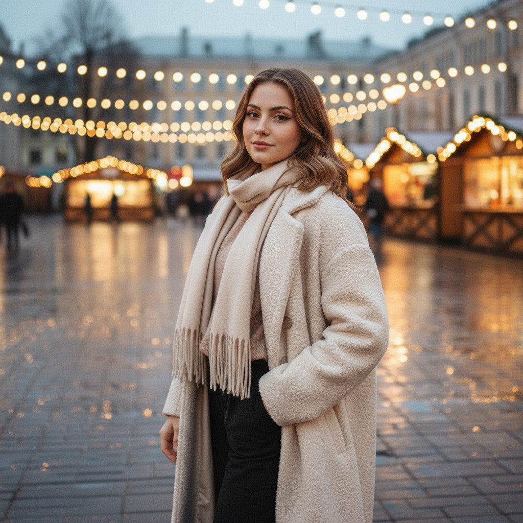 Уютный вечерний портрет