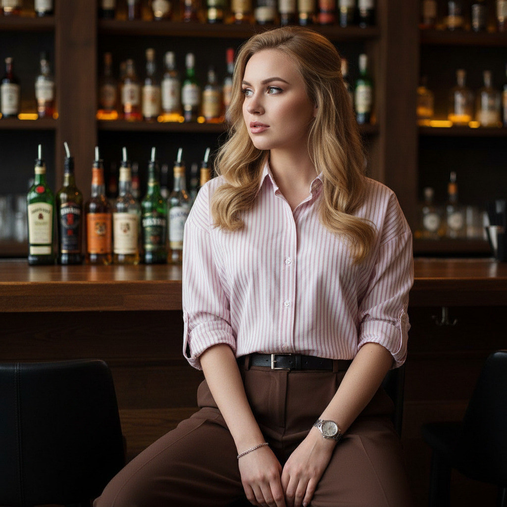 Женщина в баре