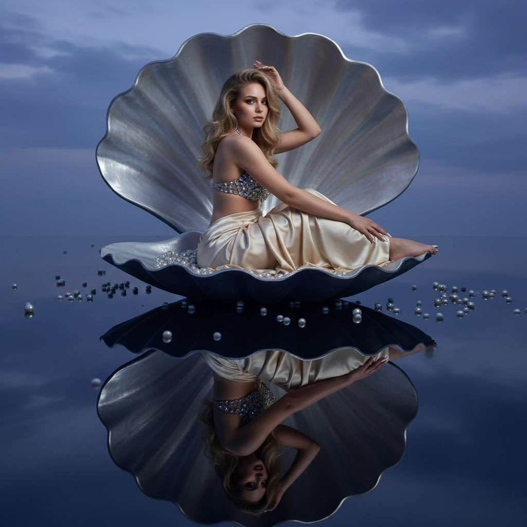 Женщина в жемчужине