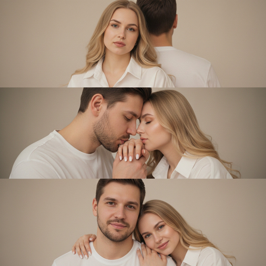 Парное фото коллаж