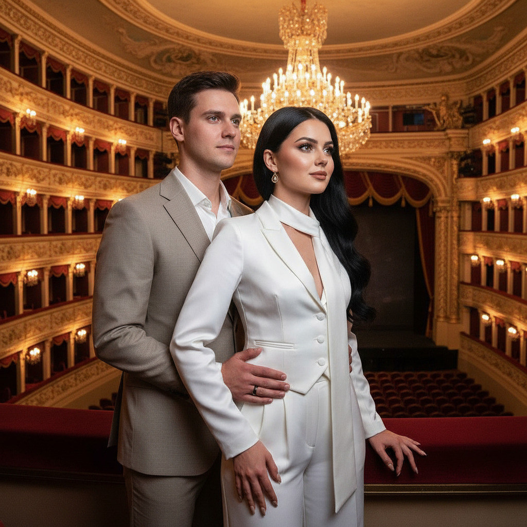 Пара в театре
