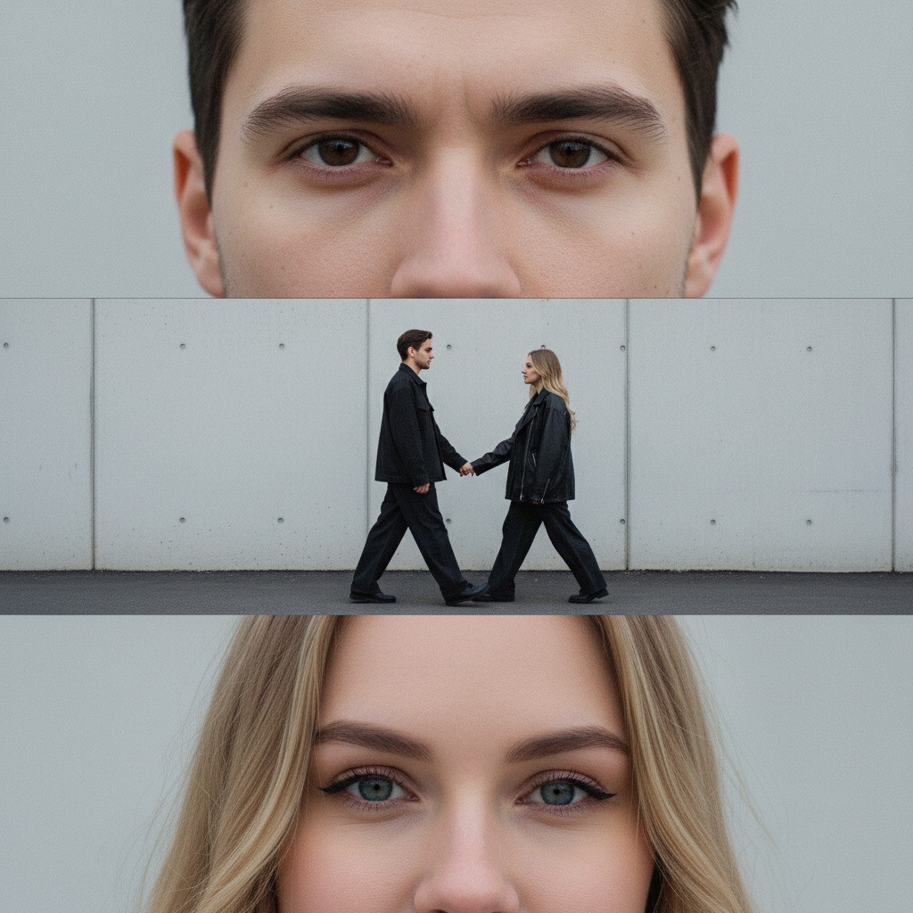 Пара - коллаж