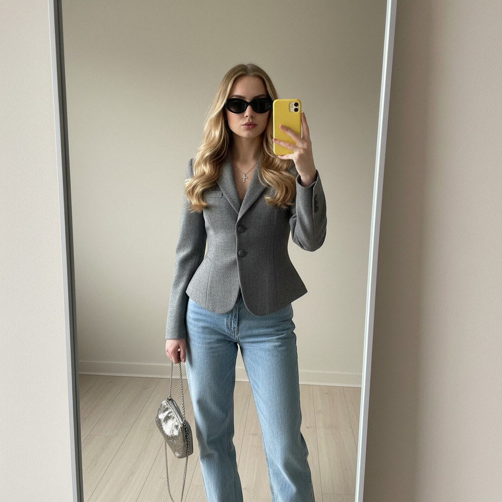 Модный селфи-портрет