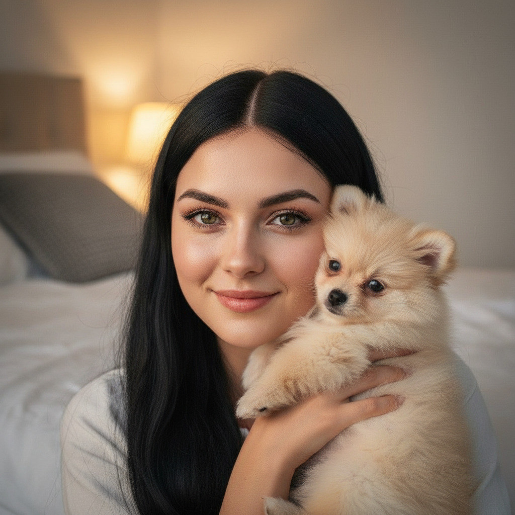 Селфи с щенком