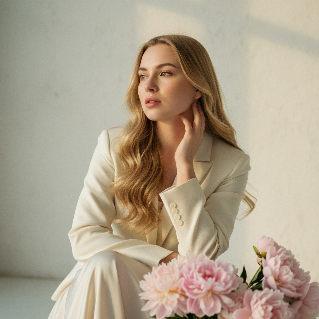 Винтажный портрет девушки